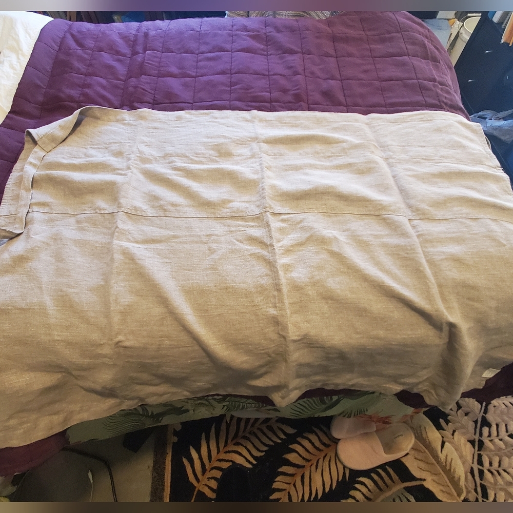NWOT Linen Tales Cafe Apron in Natural